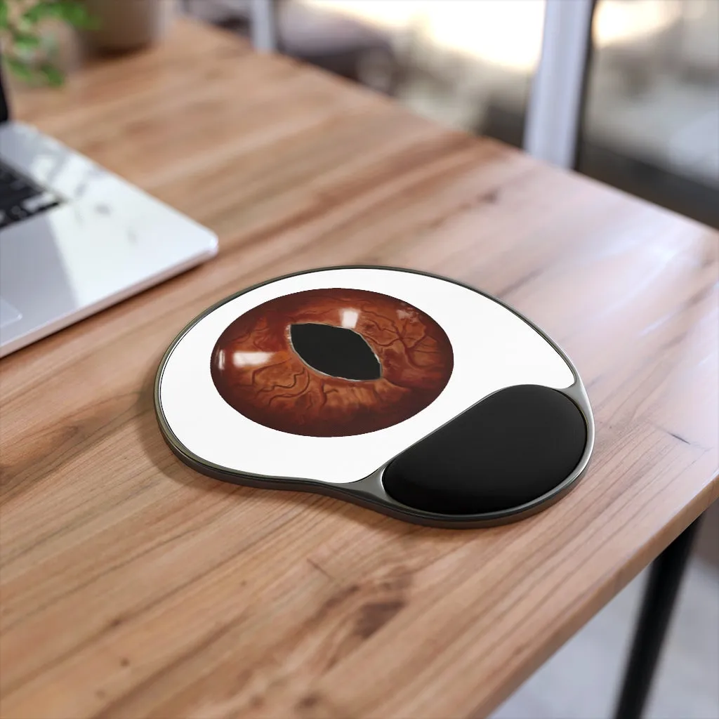 Cat Eyes Mouse Pad With Wrist Rest