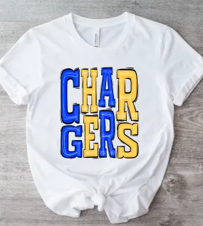 Chargers DTF Print