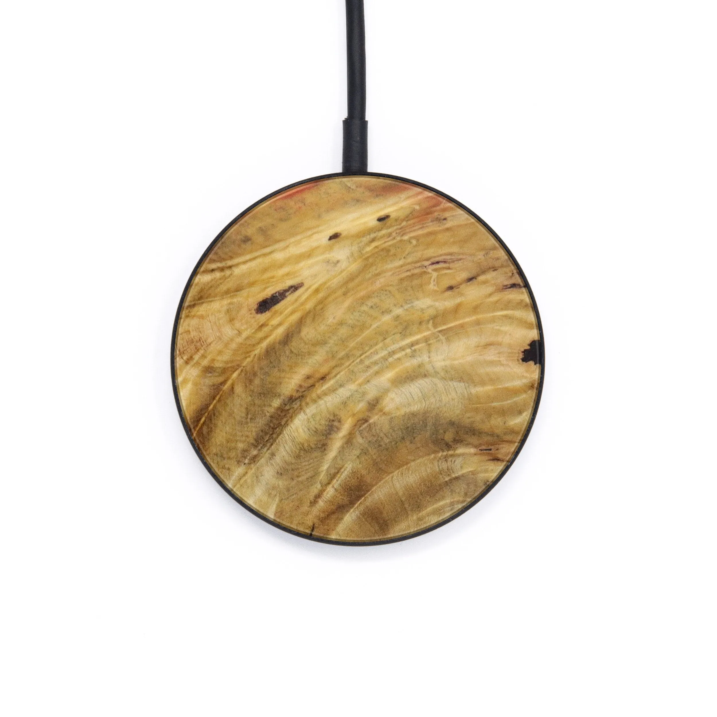 Circle Burl Wood Wireless Charger - Brandyn (Buckeye Burl, 612497)