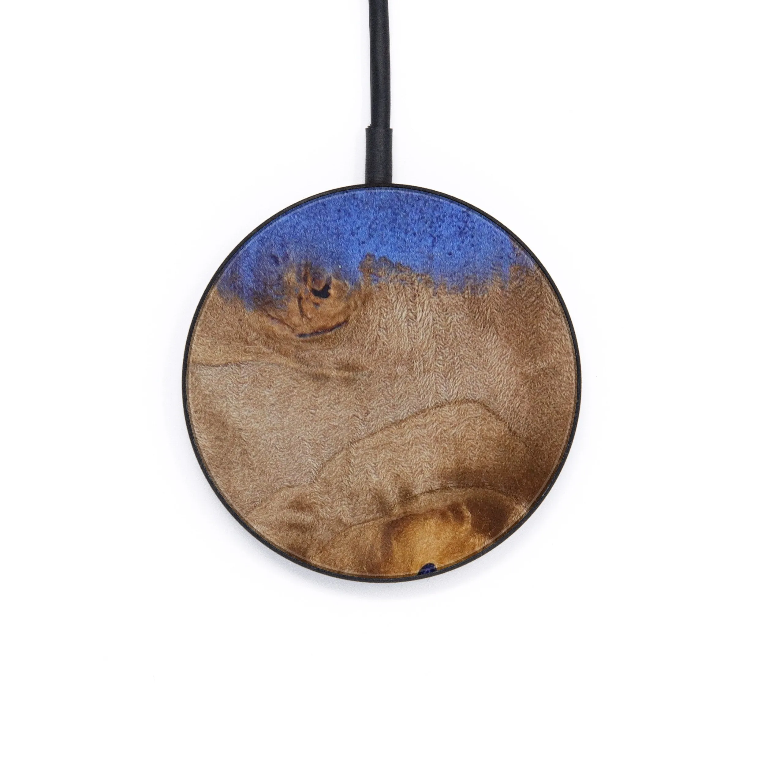 Circle Burl Wood Wireless Charger - Kris (Maple Burl, 608478)