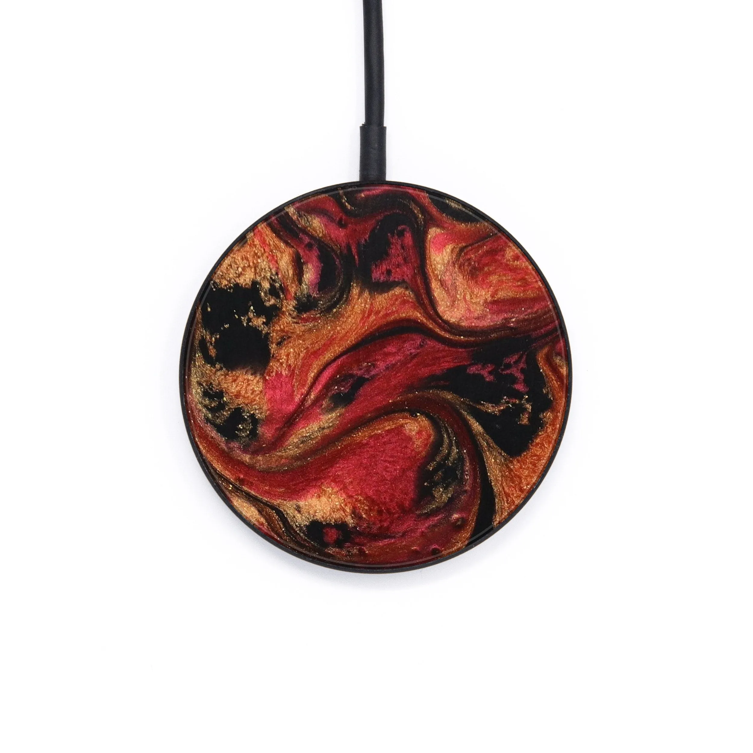 Circle ResinArt Wireless Charger - Clarence (Red, 644457)