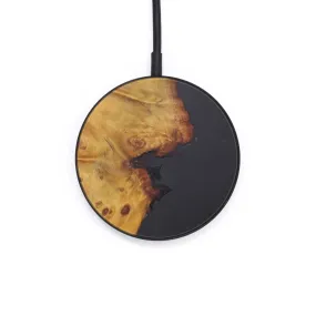 Circle Wood Resin Wireless Charger - Amnon (Pure Black, 598565)