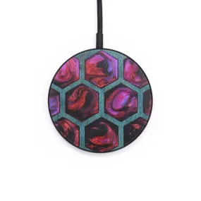 Circle Wood Resin Wireless Charger - Archie (Pattern, 679029)