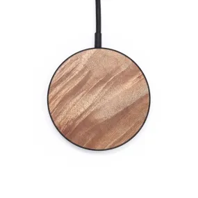 Circle Wood Resin Wireless Charger - Aubrey (Wood Burl, 671281)