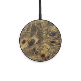 Circle Wood Resin Wireless Charger - Cain (Blue, 621929)