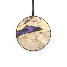 Circle Wood Resin Wireless Charger - Catalina (Purple, 682447)