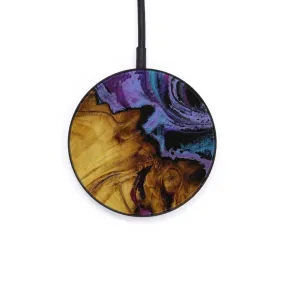 Circle Wood Resin Wireless Charger - Charita (Purple, 592600)