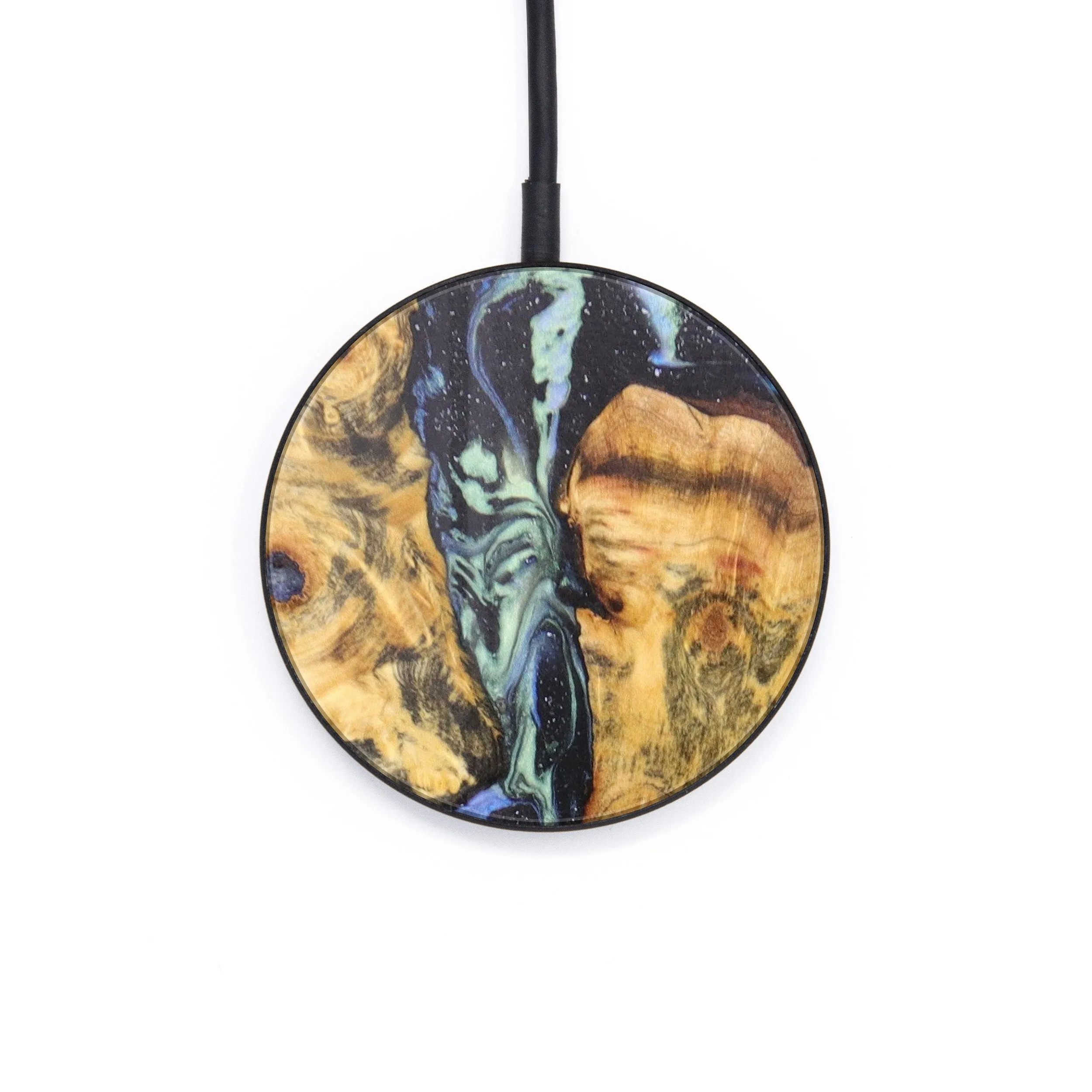 Circle Wood Resin Wireless Charger - Cher (Aurora, 617439)