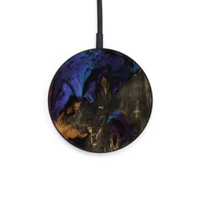 Circle Wood Resin Wireless Charger - Chickie (Purple, 593673)