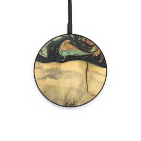 Circle Wood Resin Wireless Charger - Clifford (Green, 695728)