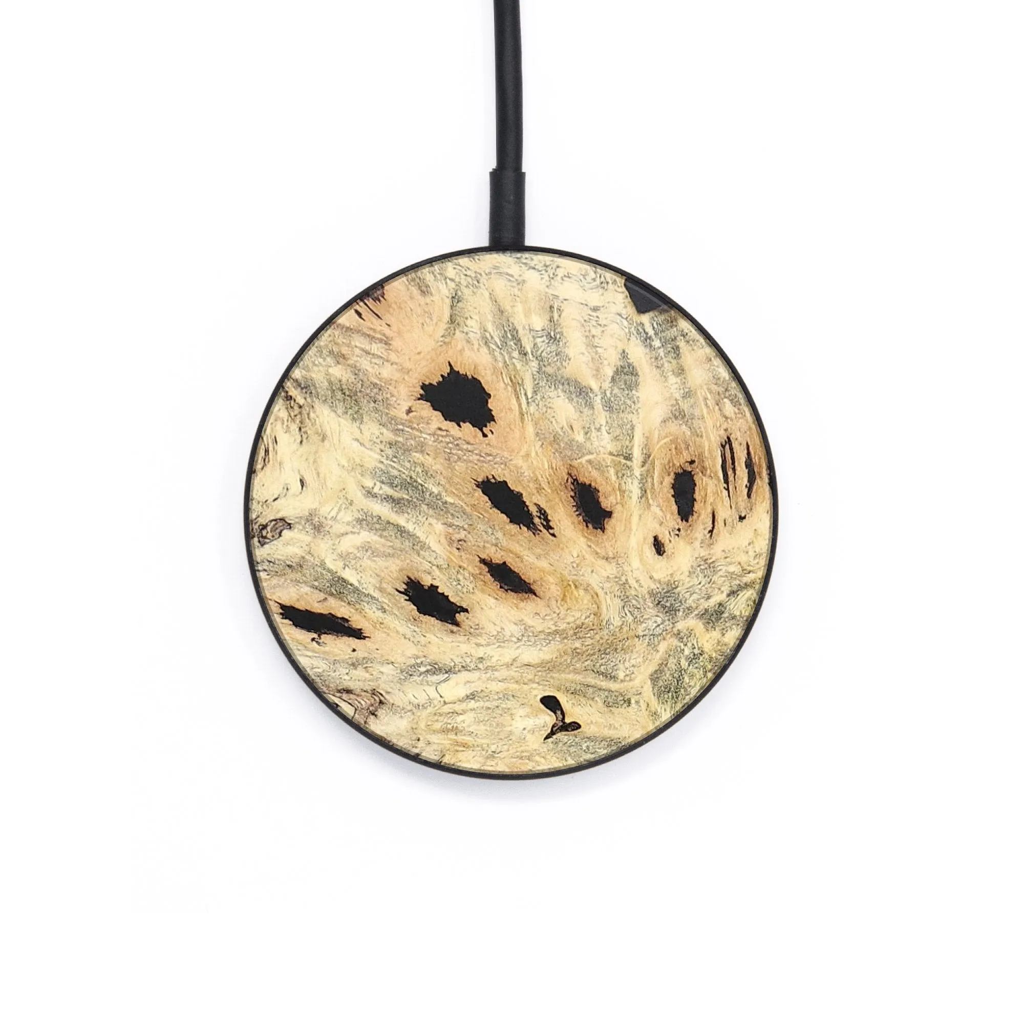 Circle Wood Wireless Charger - Emilio (Wood Burl, 726594)