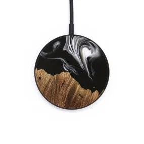 Circle Wood Wireless Charger - Hanneke (Black & White, 736223)