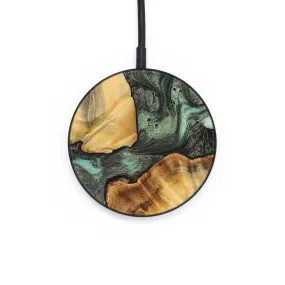 Circle Wood Wireless Charger - Hyung (Green, 734828)