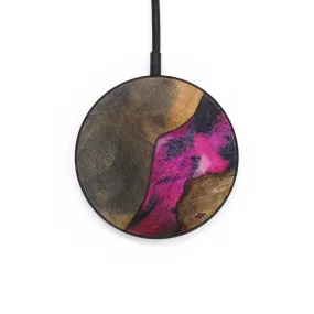 Circle Wood Wireless Charger - Robyn (Purple, 726555)