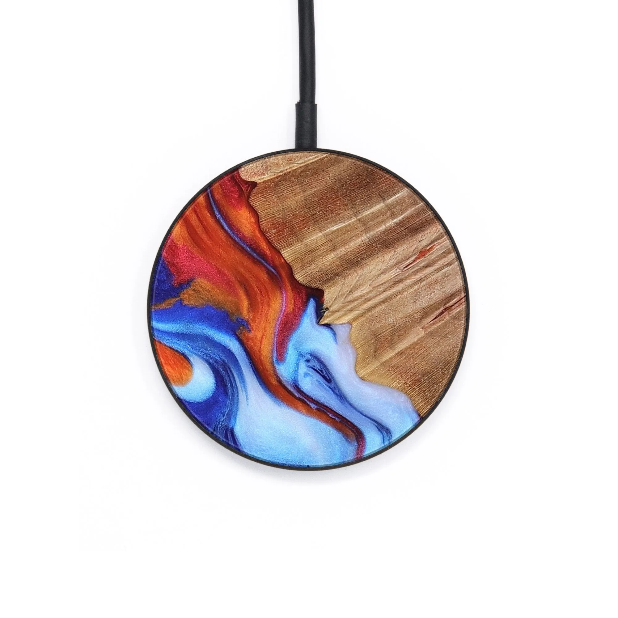 Circle Wood Wireless Charger - Seamus (Fire & Ice, 736800)