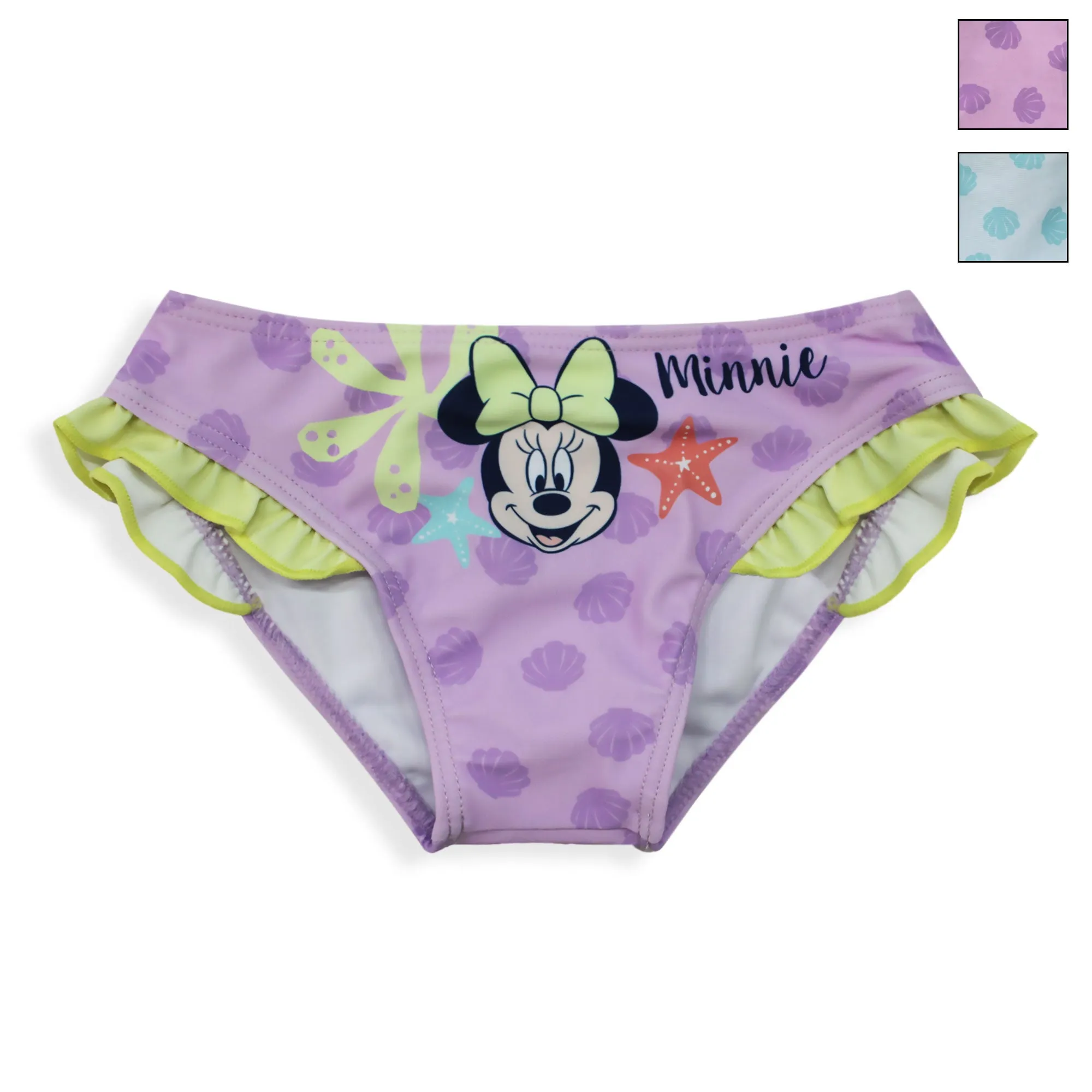 Costume da bagno slip mare per neonato bambina Disney Minnie Mouse bimba 6653