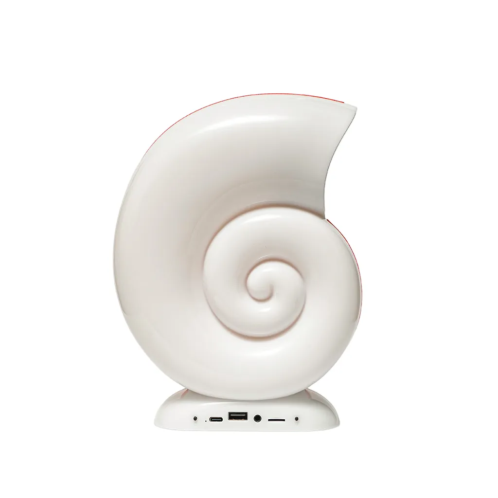 CRONY Sea snail table lamp BT speaker with clock