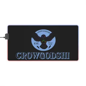 Crowgodshi LED Mouse Pad, CAROLINA BLUE