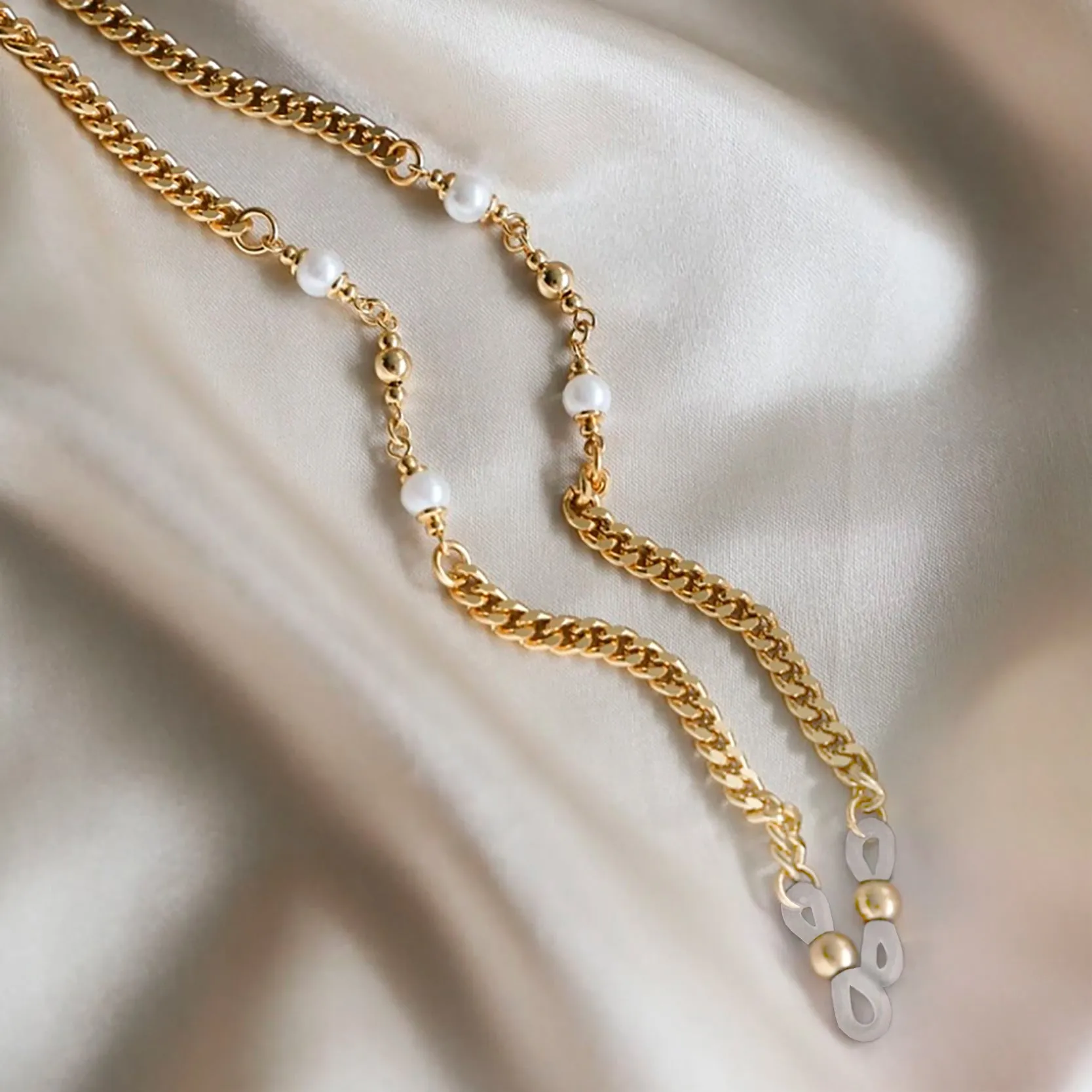 Dainty Imitation Pearl Chain - Pearl