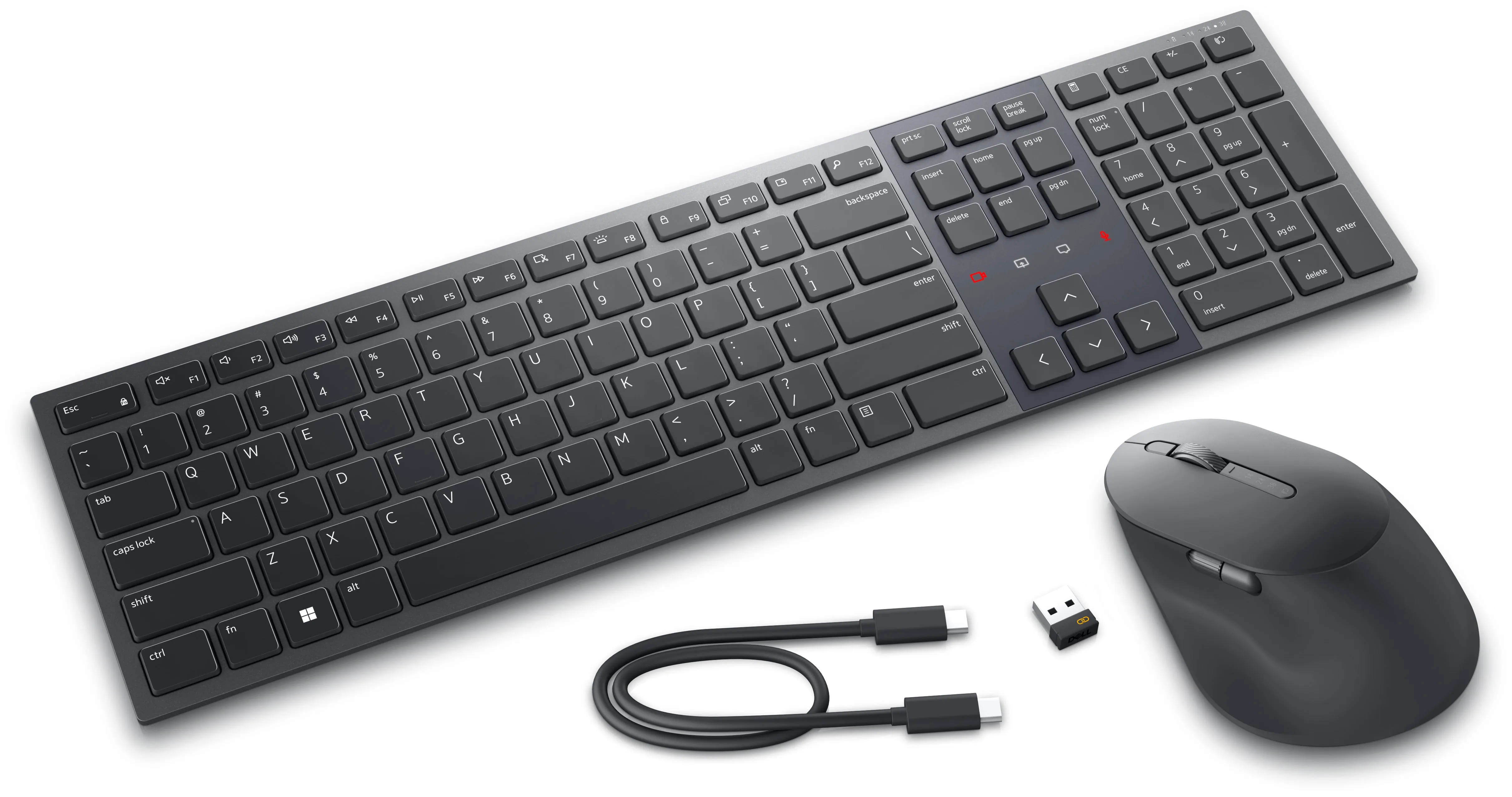 Dell Keyboard And Mouse For  Collaborations Premier Km900 - Uk Layout - Graphite