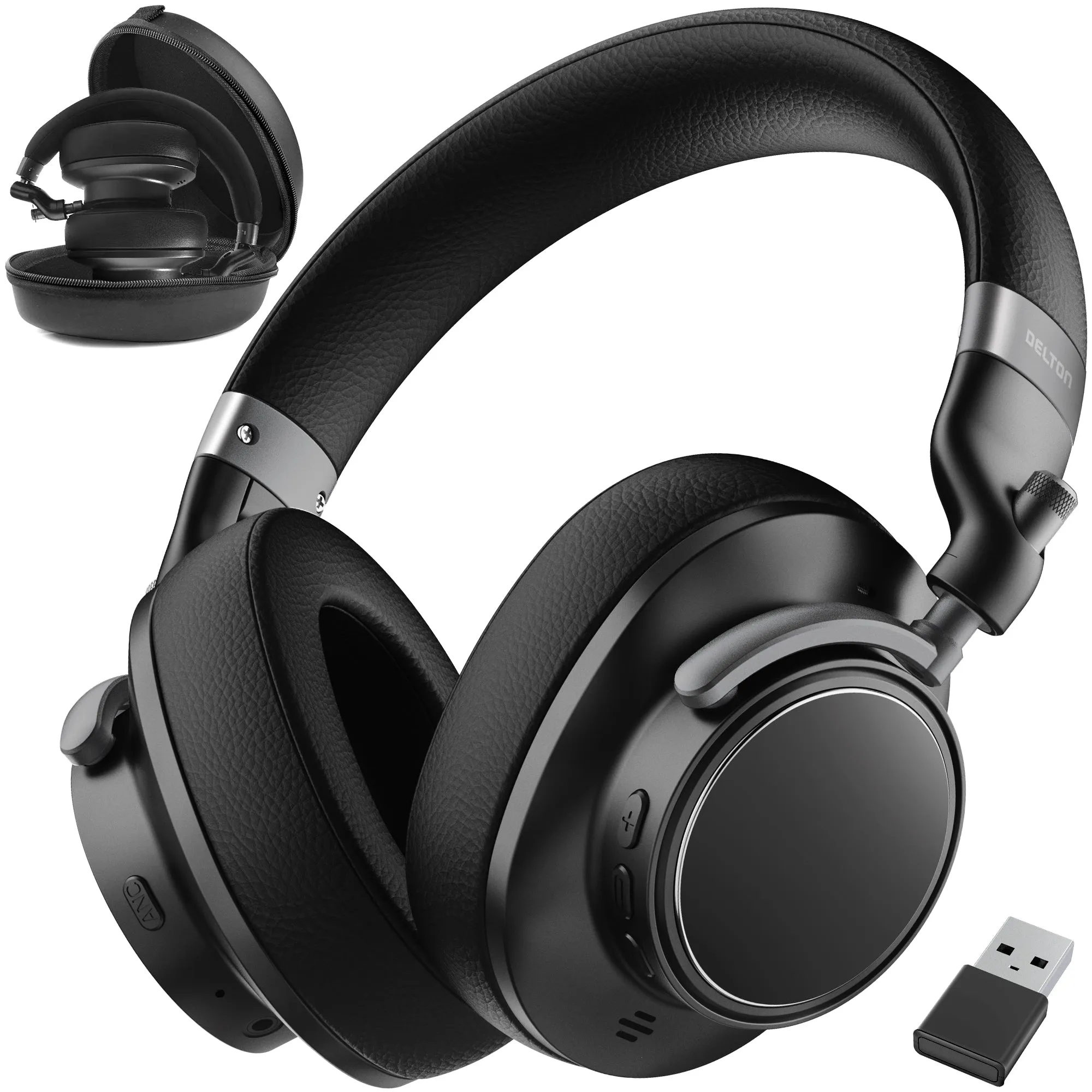 Delton M201D ANC Wireless Over-Ear Stereo Headphones