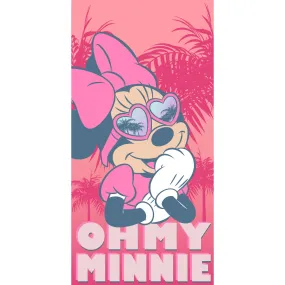 Disney Minnie Mouse Oh My Minnie 27x54 Beach Towel