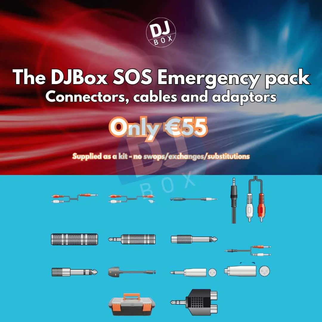 Djbox.ie SOS Emergency kit - connectors, cables etc