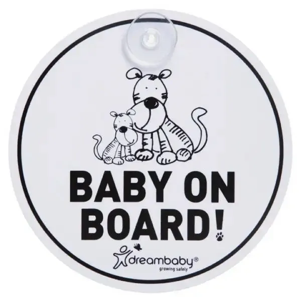 Dreambaby Tiger Baby on Board Sign