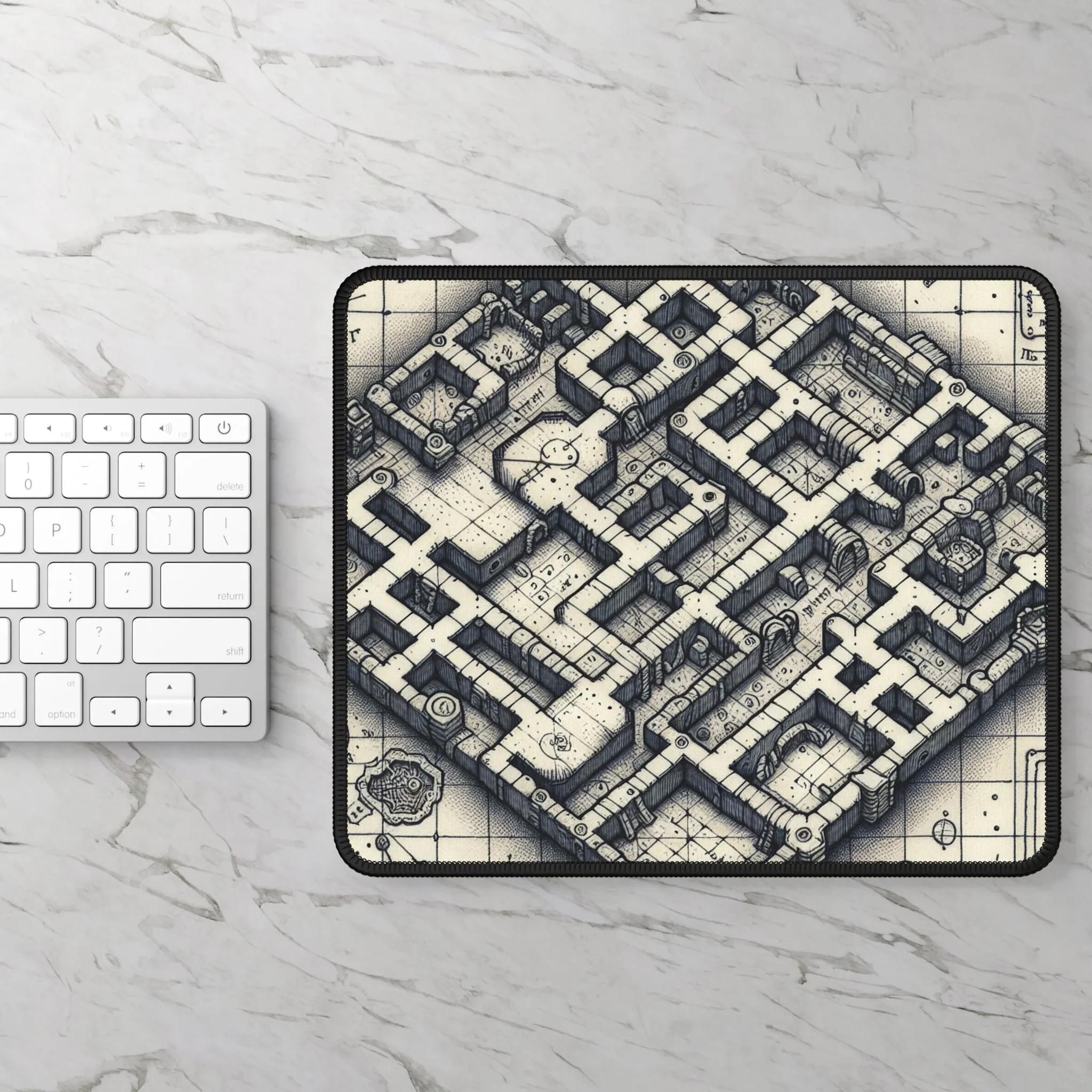 Dungeon map Gaming Mouse Pad