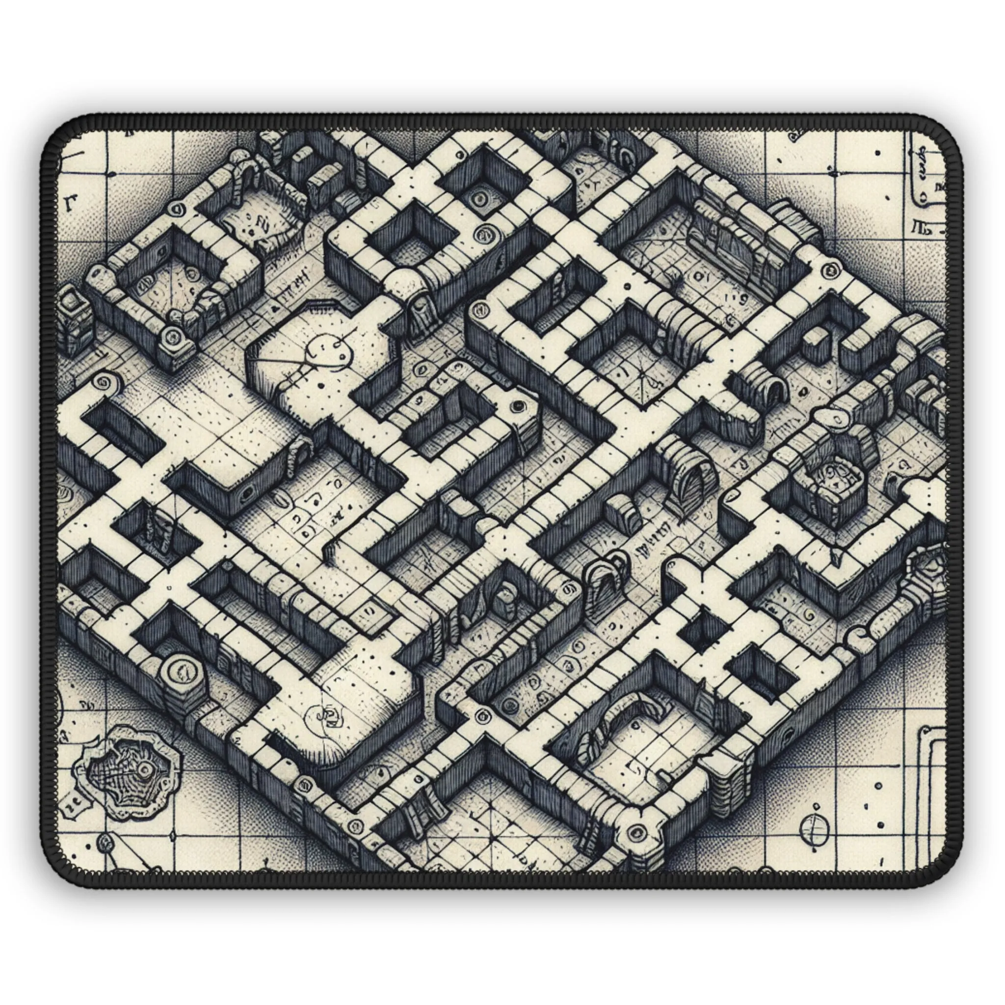 Dungeon map Gaming Mouse Pad