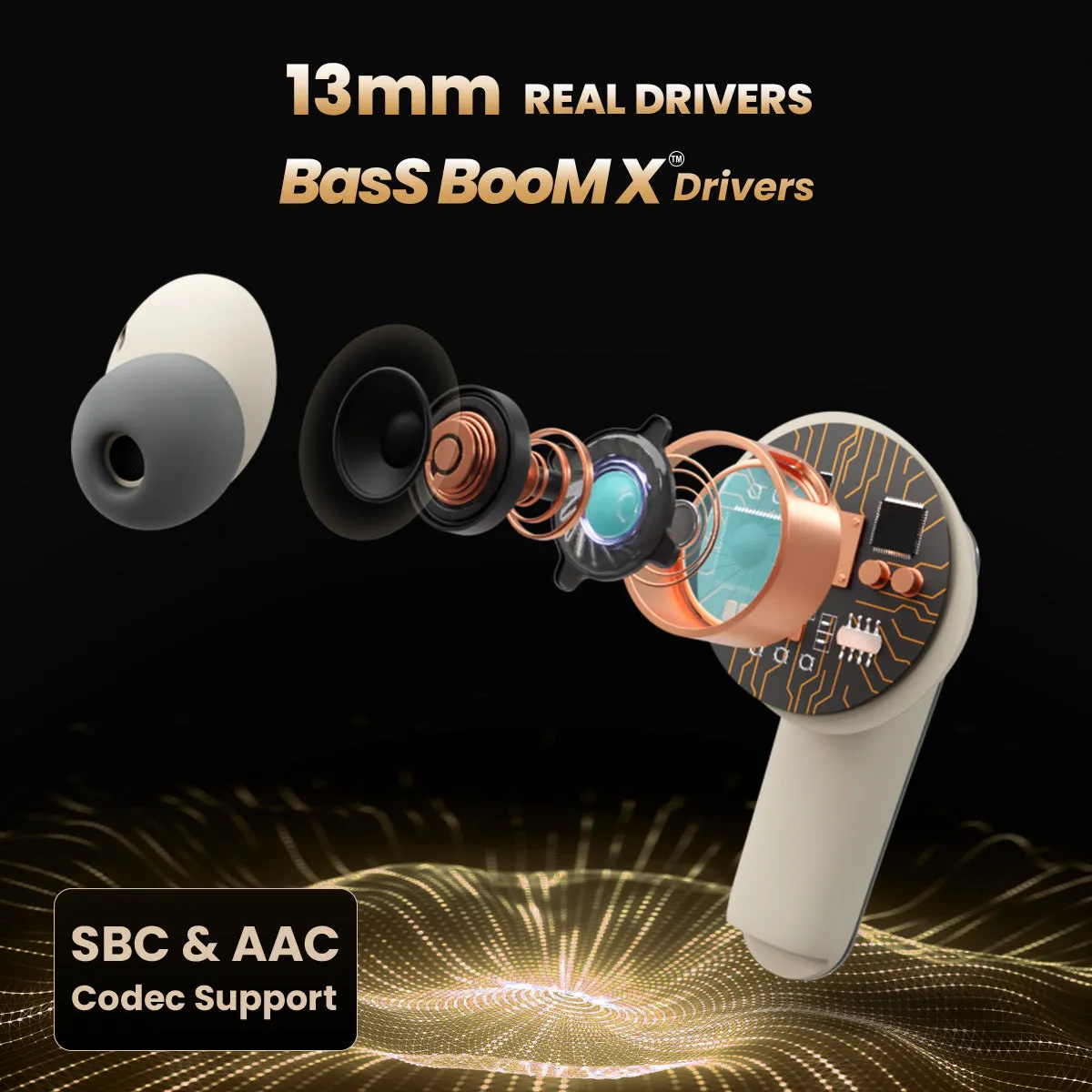 DwOTS 727 (Bisque Beige) Tws Earbuds