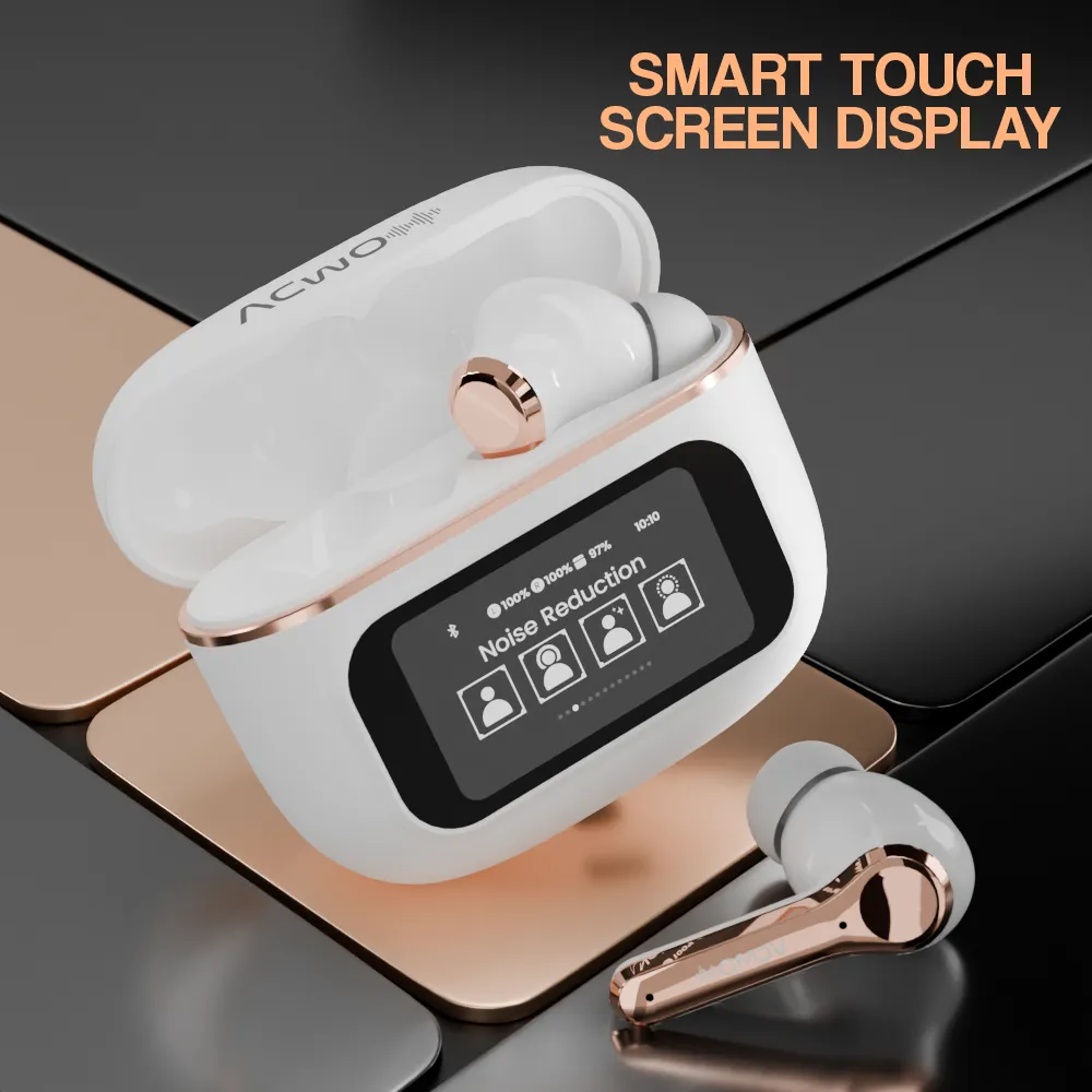 DwOTS Touch - Smart Touch Screen Display Tws Earbuds