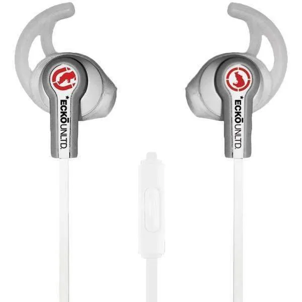 Ecko Unltd. EKU-FSE-WHT Fuse Sport Earbuds with Microphone (White)