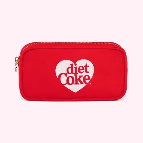 Embroidered Diet Coke Heart Small Pouch