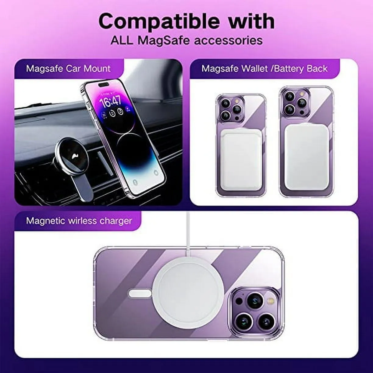 Entronix Apple iPhone 12 Mini Case - [Magnetic-Compatible] Crystal Clear - Sturdy