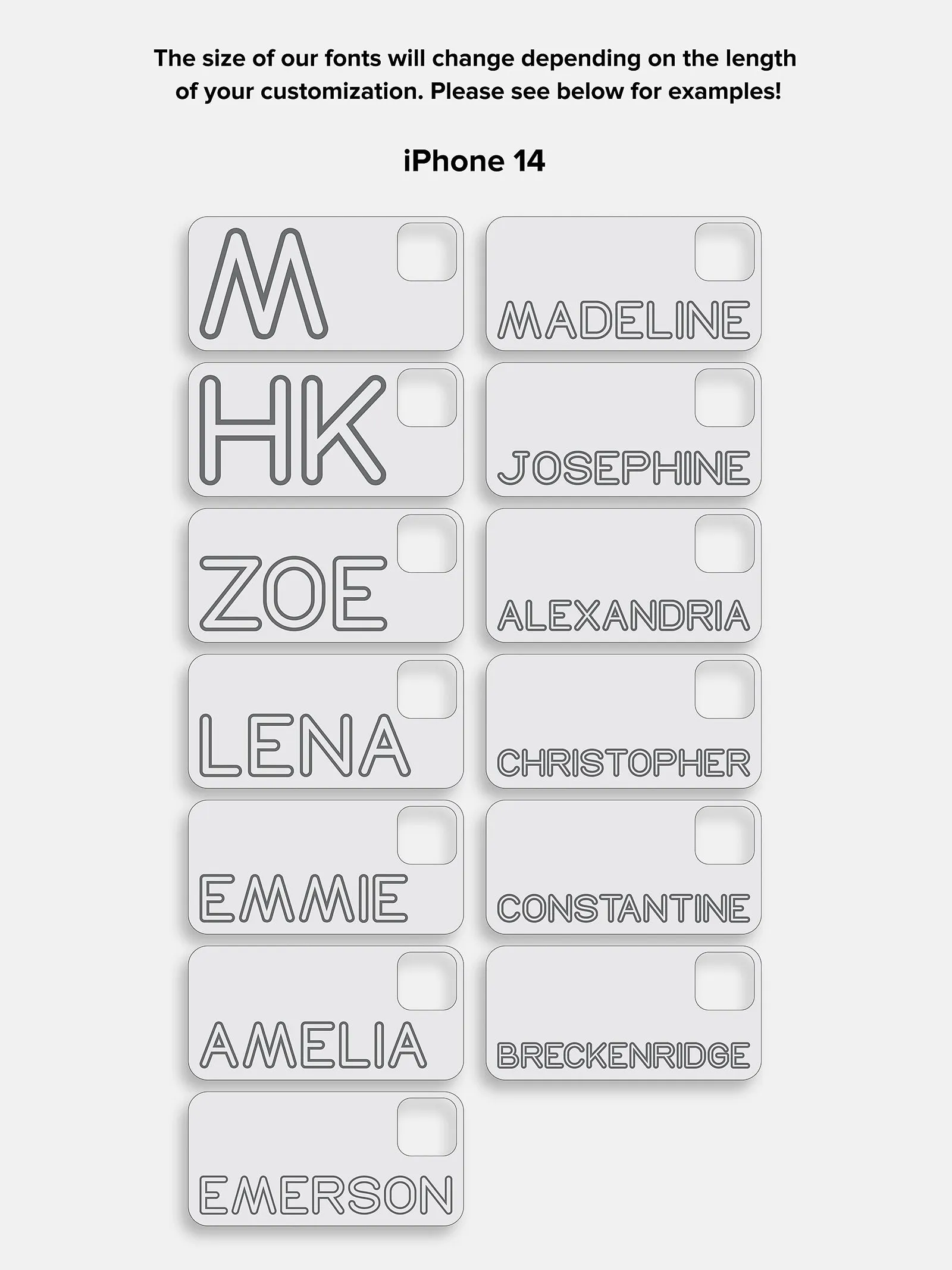 Fine Line Custom iPhone Case - Blush/Orange