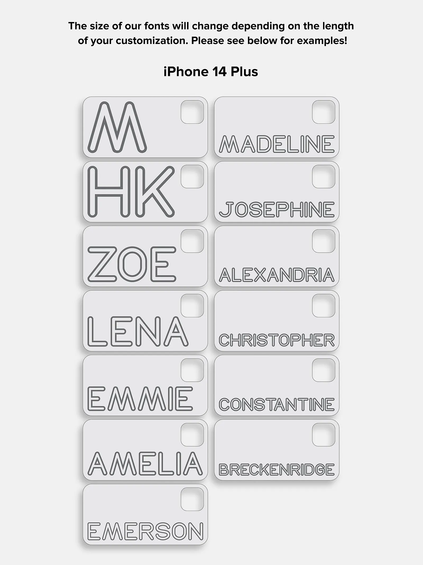 Fine Line Custom iPhone Case - Blush/Orange