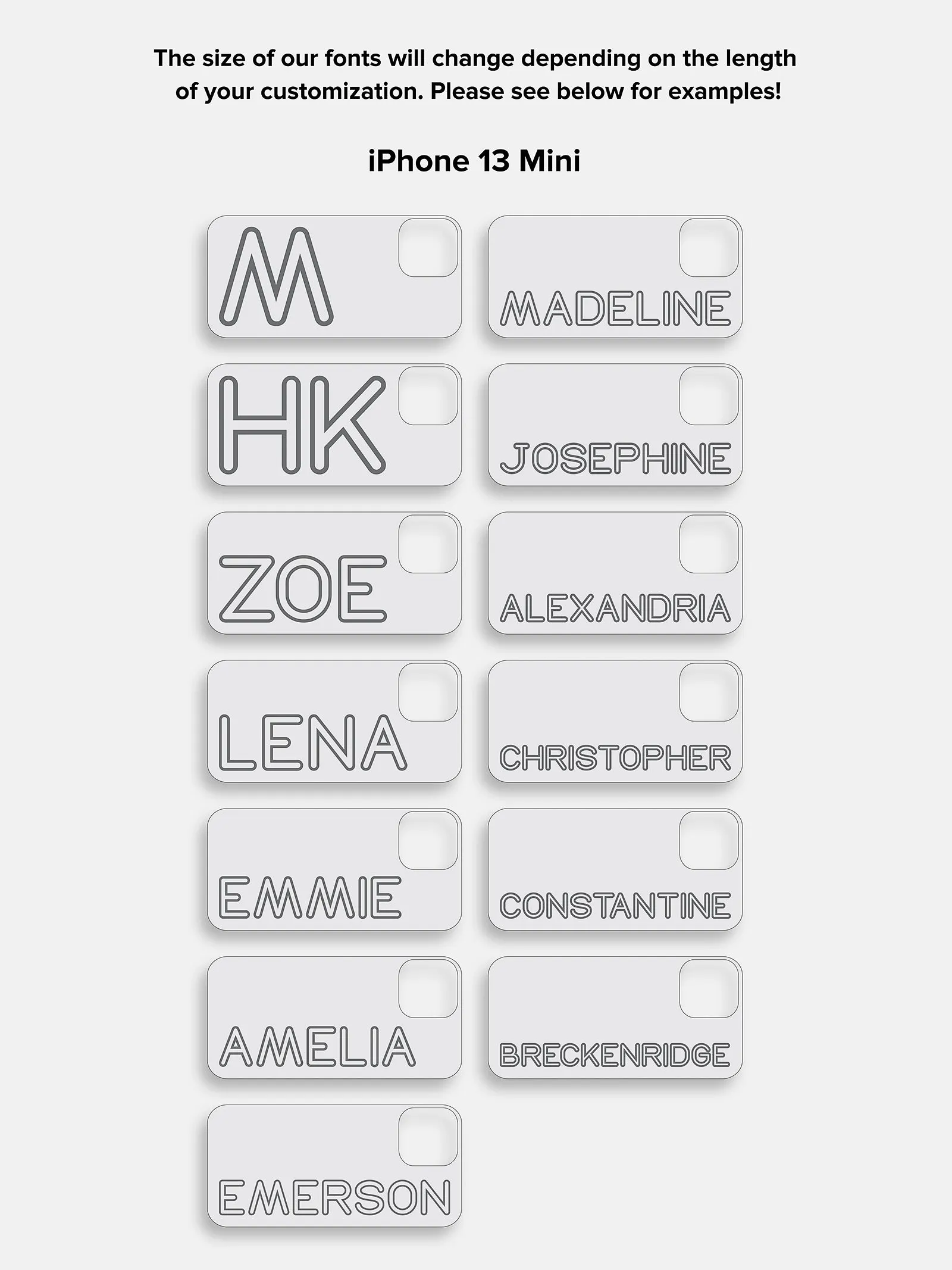 Fine Line Custom iPhone Case - Blush/Orange