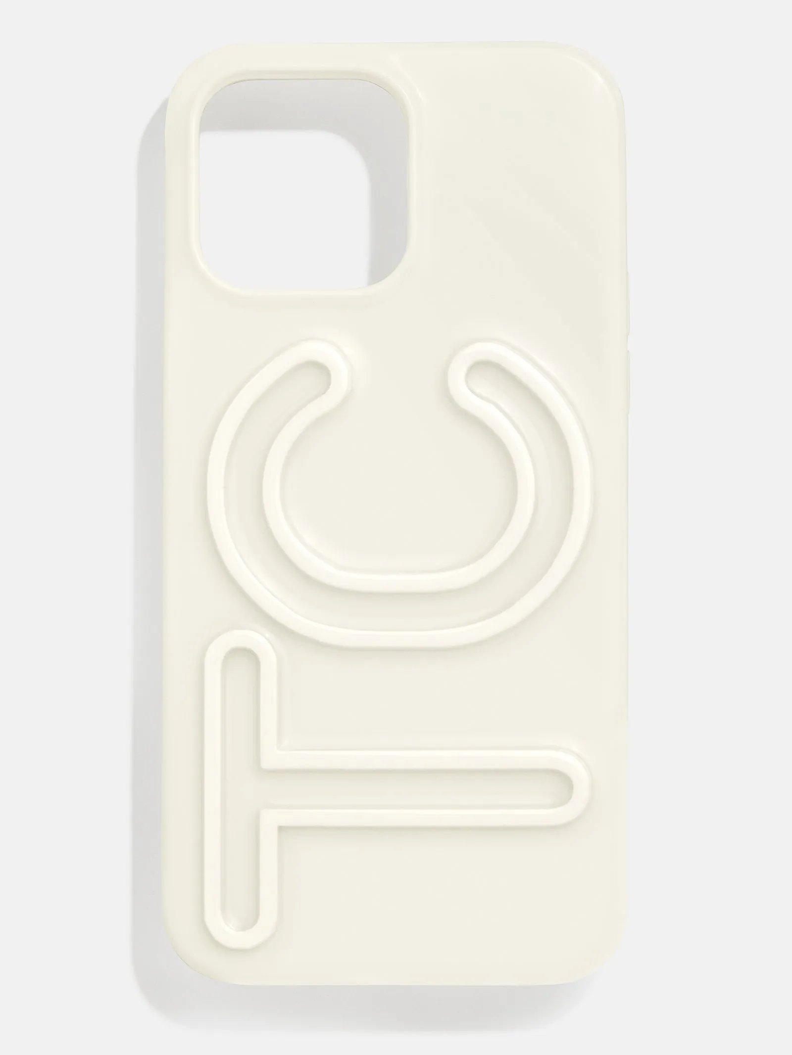 Fine Line Custom iPhone Case - White