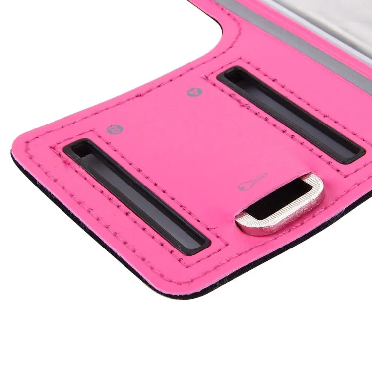 For iPhone 8 Plus & 7 Plus   Sport Armband Case with Key Pocket(Magenta)