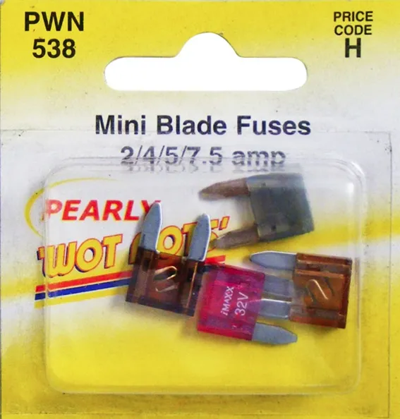 Fuses - Mini Blade - Assorted - Pack Of 4