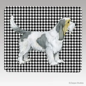 Grand Basset Griffon Vendeen Houndstooth Mouse Pad