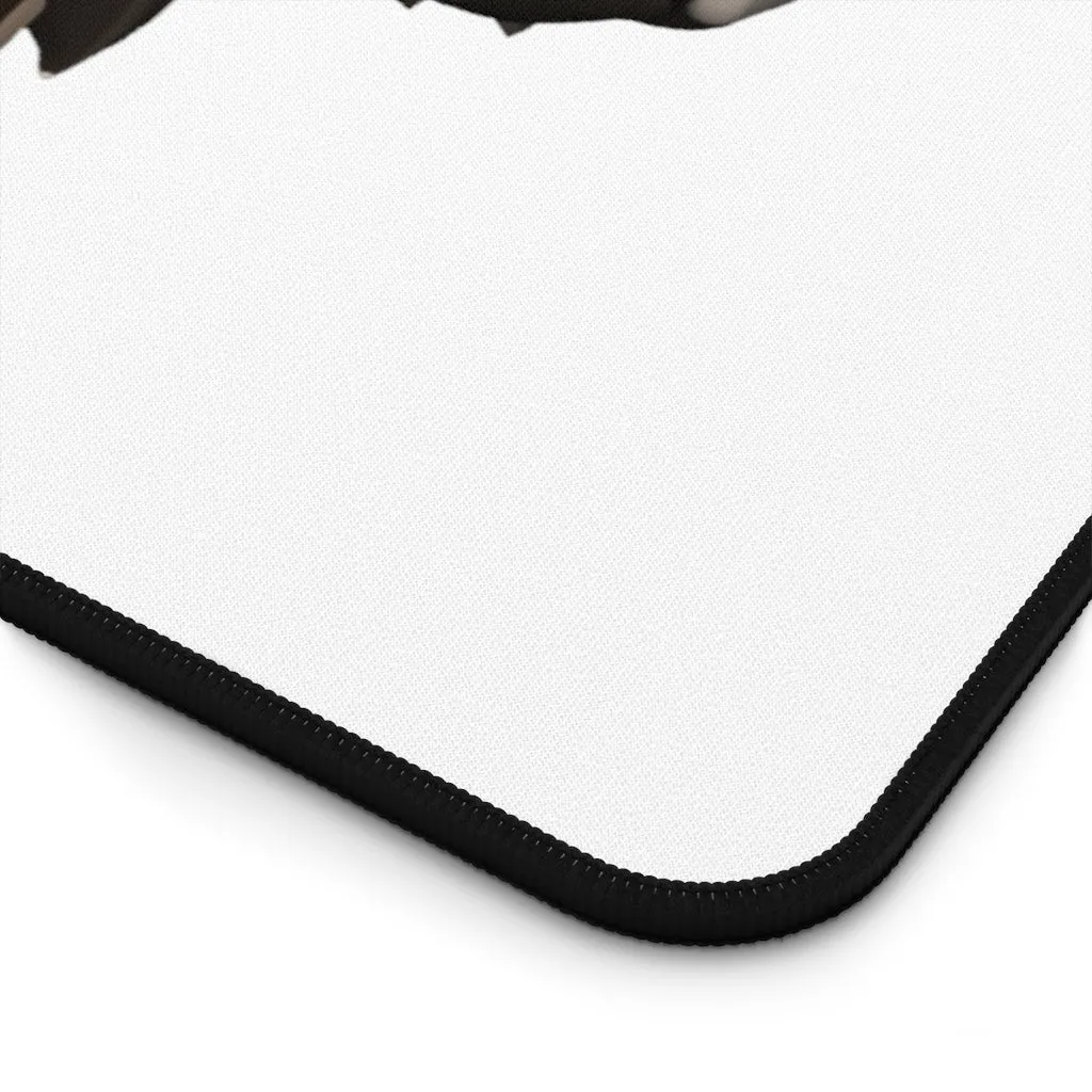 Grey Dog Desk Mat