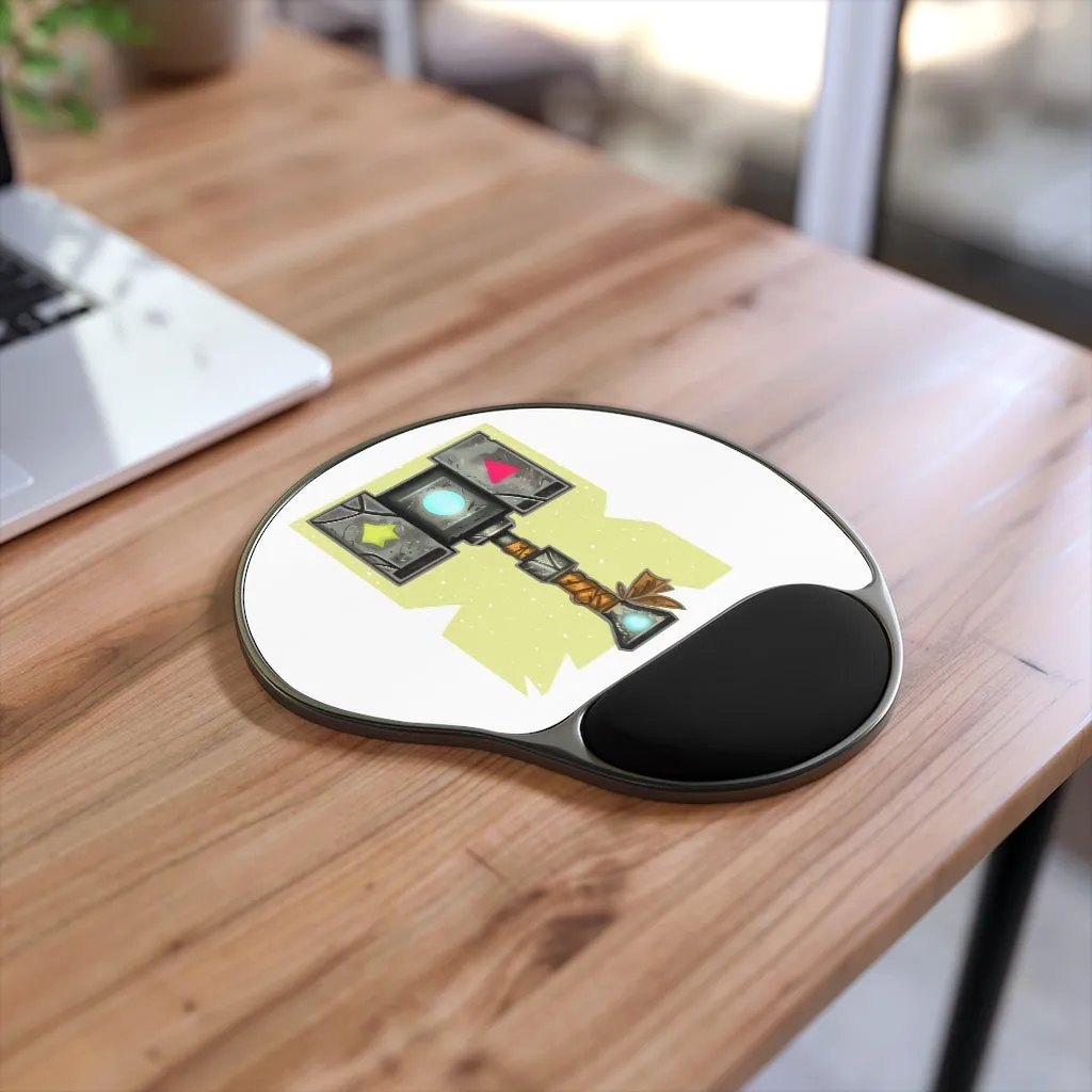 Hammer Mouse Pad With Wrist Rest