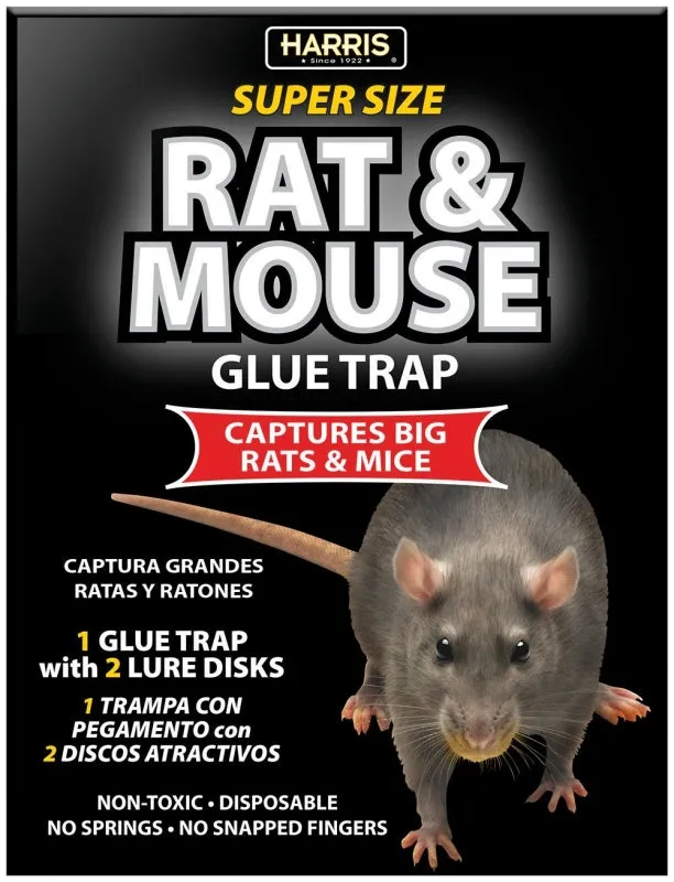 Harris BLKRAT-1 Rat and Mouse Glue Trap :EA: QUANTITY: 1