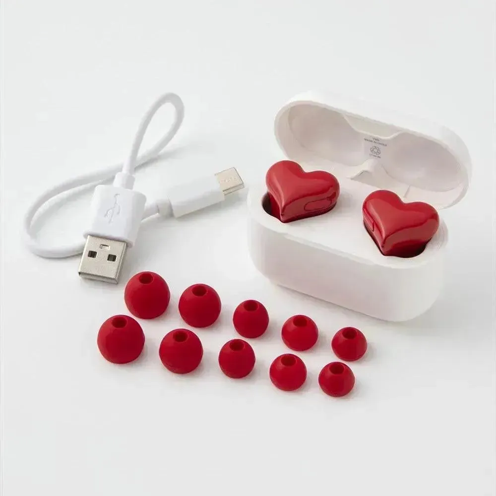 Heartbuds Bluetooth Wireless Heart Shaped Earphones