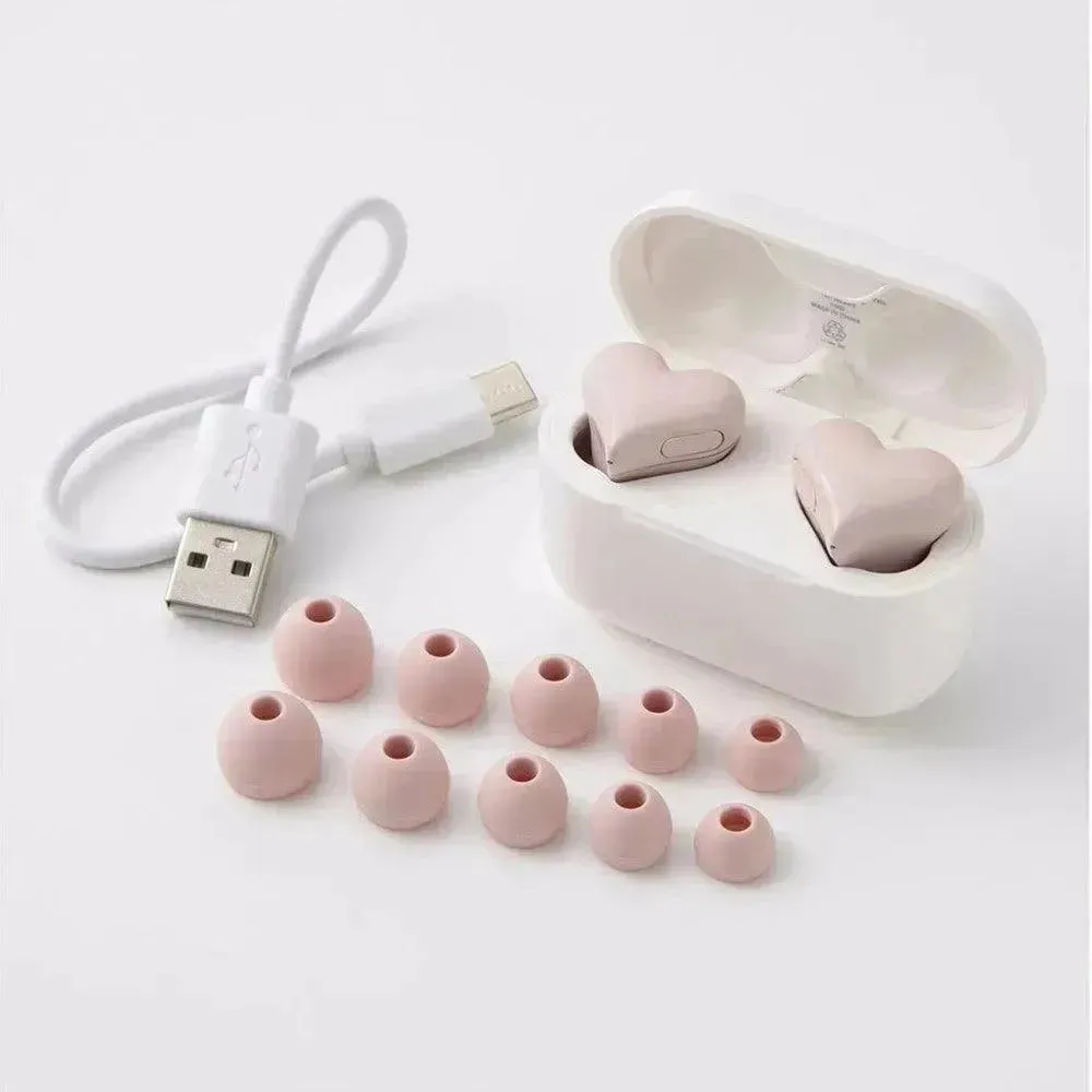 Heartbuds Bluetooth Wireless Heart Shaped Earphones