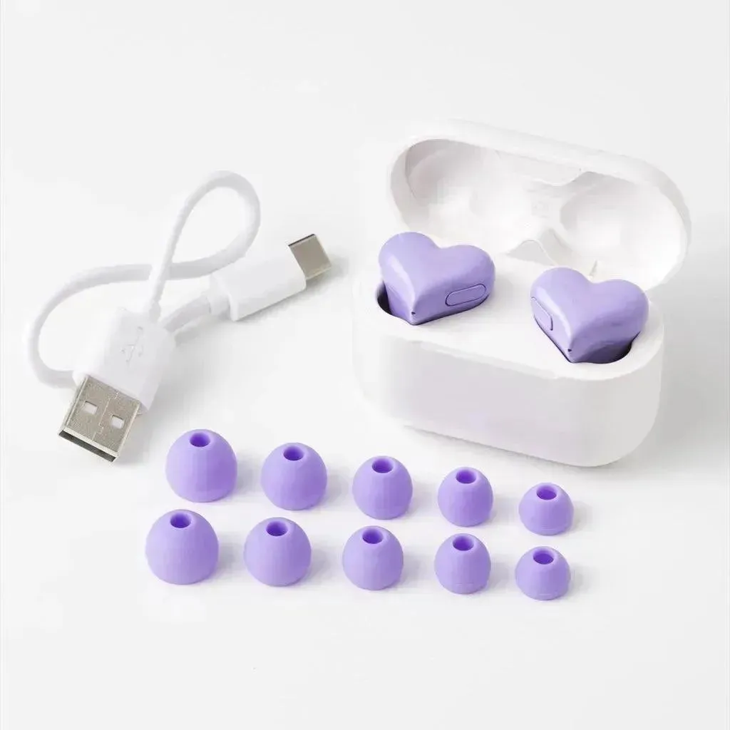 Heartbuds Bluetooth Wireless Heart Shaped Earphones