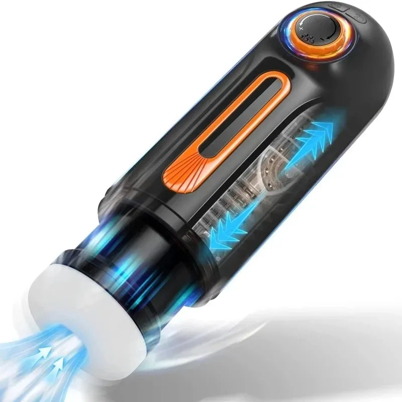 Heseks Automatic Vibrating Masturbator | Strong Sucking Vagina Male Sex Robot FapYourself