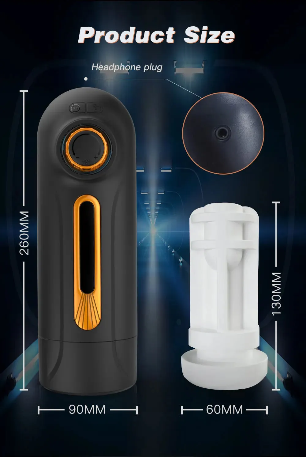 Heseks Automatic Vibrating Masturbator | Strong Sucking Vagina Male Sex Robot FapYourself